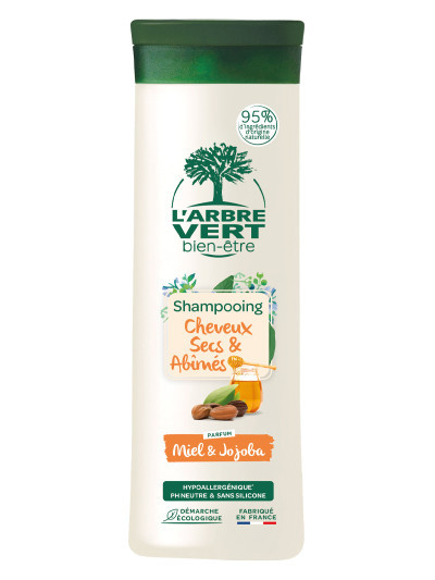 Ökologisches Shampoo für trockenes und strapaziertes Haar 250ml | L'ARBRE VERT