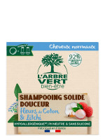 Ökologisches Festes Shampoo für normales Haar 75g | L'ARBRE VERT