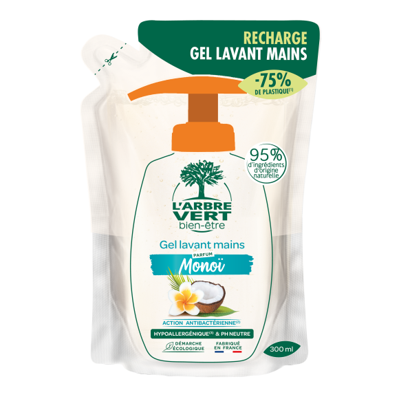 Ökologische Handseife Monoï 300ml Refill