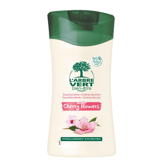 Crème douche écologique Fleurs de Cerisier 250ml - soin protecteur pour la peau
