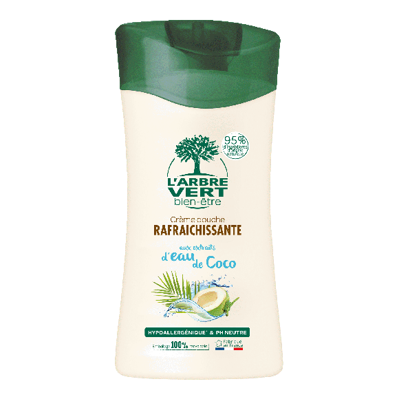 Gel douche écologique Eau de Coco 250ml - rafraîchissant