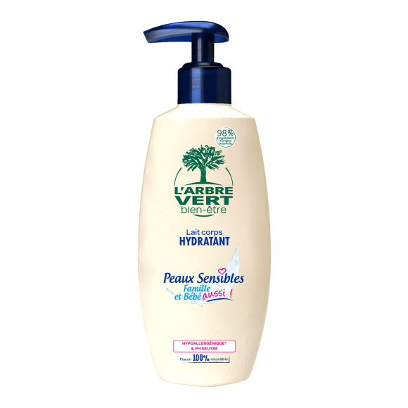 Lait corporel écologique Peaux Sensibles 250ml - hydratant