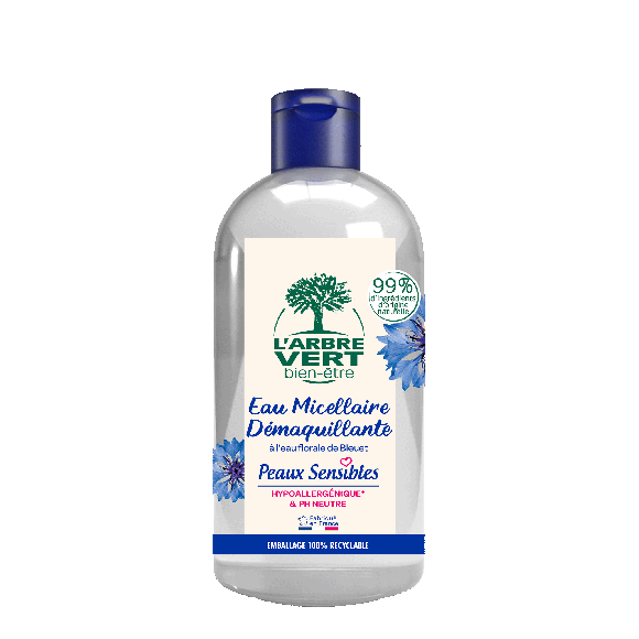 Eau micellaire démaquillante Peaux Sensibles 500ml