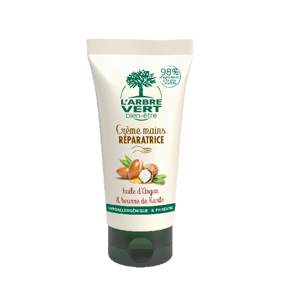 Crème mains écologique Réparatrice à l’huile d’Argan et beurre de Karité 75ml