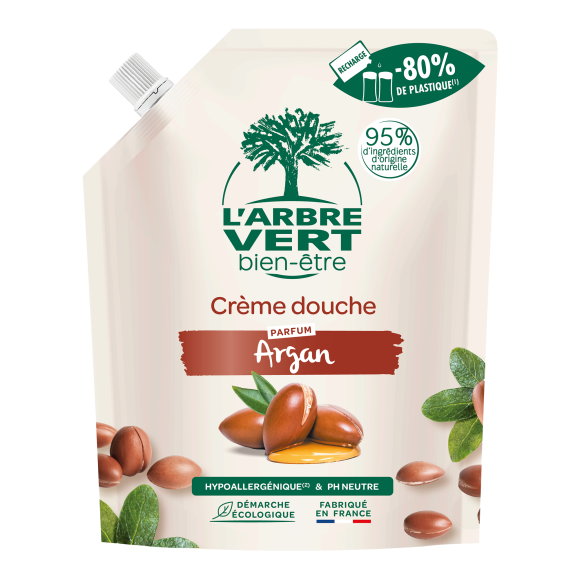 Recharge Gel douche écologique Argan 500ml - surgras & nourrissant