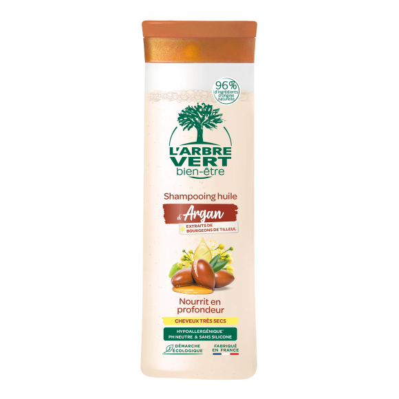 Shampooing écologique à l'huile d'Argan 250ml - pour cheveux très secs
