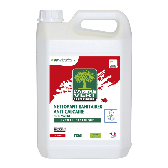 Nettoyant anti-calcaire écologique 5L Professionnel