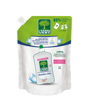 Recharge liquide vaisselle écologique Sensitive Skin 1L