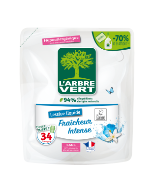 Recharge lessive liquide écologique Fraîcheur Intense 1.53L