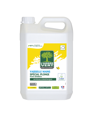 Vaisselle & Mains écologique Peaux sensibles 5L Professionnel