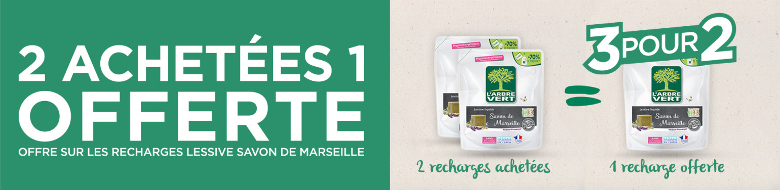 Savon de Marseille - Le nouveau parfum pour votre lessive !