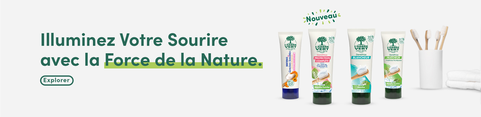Nos dentifrices écologiques