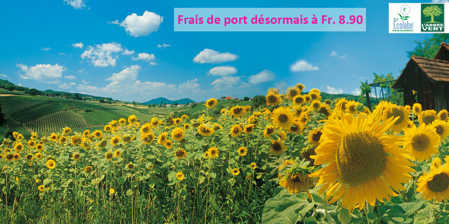 NOUVEAU ! Les frais de port à Fr. 8.90 sur Arbrevert.ch