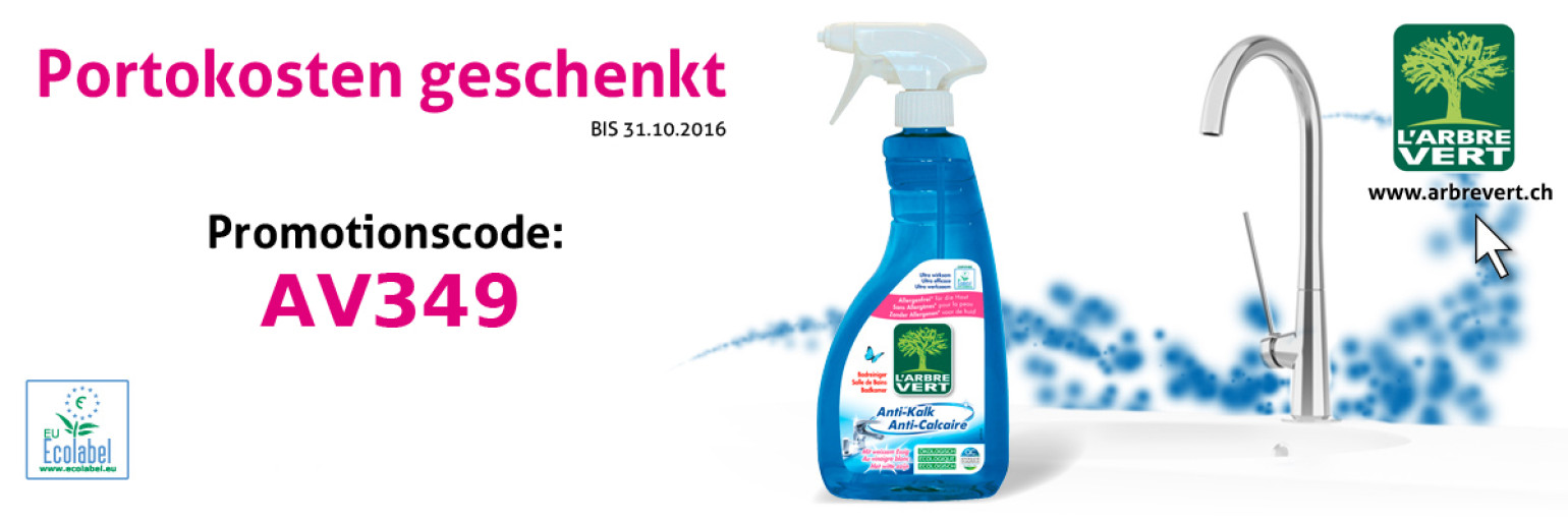 Portofreie Lieferung für alle Bestellung bis am 31.10.2016