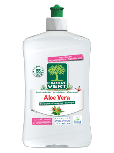 Öko Geschirrspülmittel Aloe Vera 500ml | L'ARBRE VERT