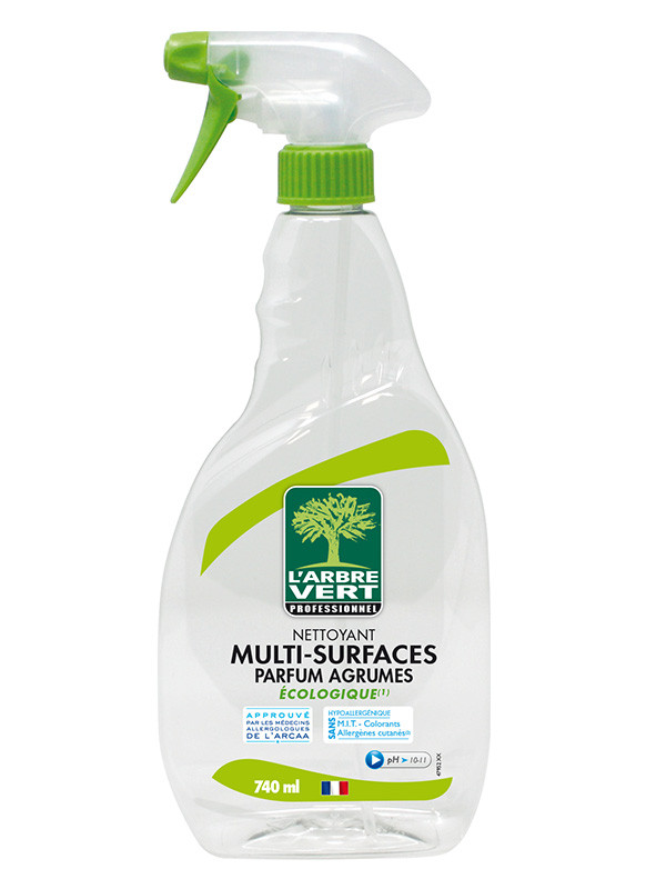 Nettoyant Ménager Écologique Surfaces Vitrées L'ARBRE VERT : le spray de  740 ml à Prix Carrefour