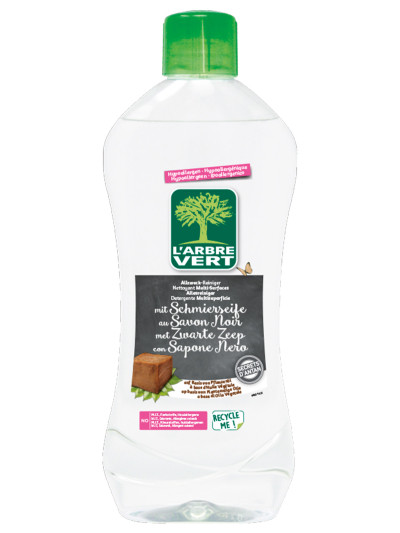 Nettoyant écologique multi-usages Savon noir 1L | L'ARBRE VERT