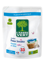 Recharge lessive liquide écologique Peaux Sensibles 1.5L | L'ARBRE VERT