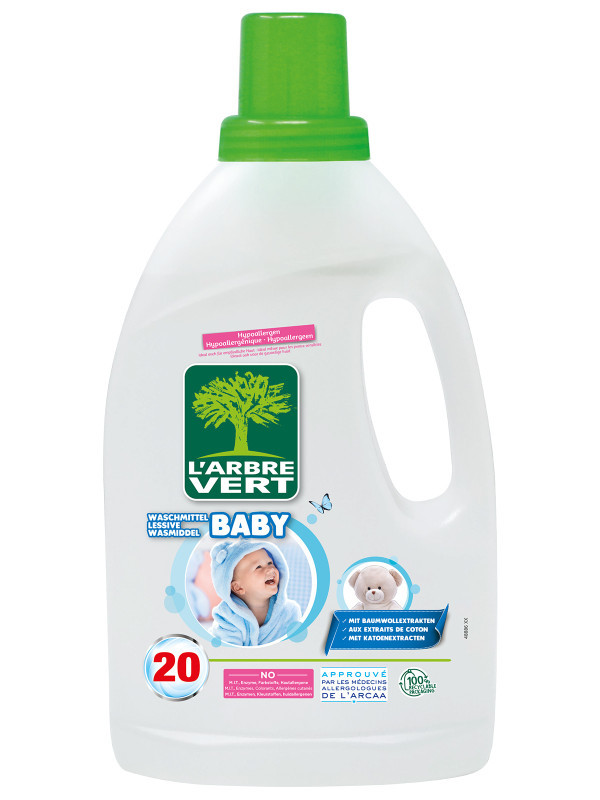 Lessive liquide bébé sans allergène – 1,5 litre à 14,90 € - Lerutan