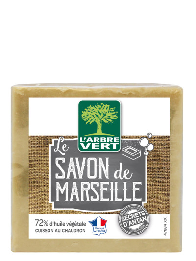 Savon de Marseille Traditionnel Écologique 300g | L'ARBRE VERT