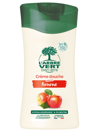 Gel douche écologique Pomme 250ml | L'ARBRE VERT