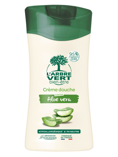 Gel douche écologique Aloe Vera 250ml - Apaisant | L'ARBRE VERT