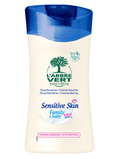 Gel douche écologique Peaux sensibles 250ml | L'ARBRE VERT