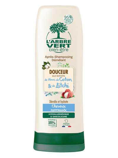 Après-Shampooing écologique Douceur cheveux normaux 200ml | L'ARBRE VERT