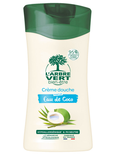 Ökologische Duschcreme Erfrischendes Kokoswasser 250ml | L'ARBRE VERT