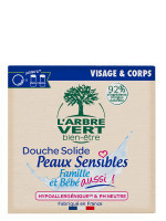 Douche solide écologique Peaux Sensibles 75g - Famille & bébé aussi! | L'ARBRE VERT