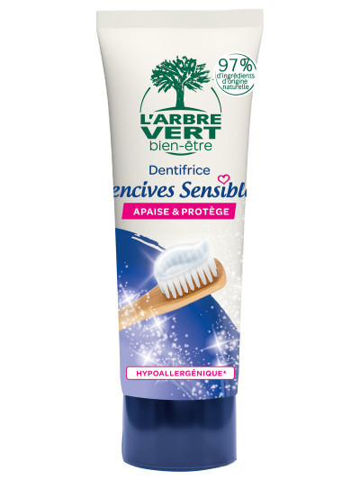 Dentifrice écologique Gencives sensibles 75ml | L'ARBRE VERT