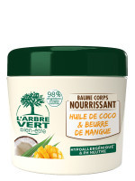 Öko Körpercreme Nährend Kokosöl & Mangobutter 185ml | L'ARBRE VERT