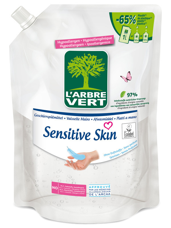 Recharge liquide vaisselle Sensitive Skin
