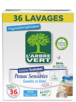 Lessive poudre écologique Peaux Sensibles 1.8kg | L'ARBRE VERT