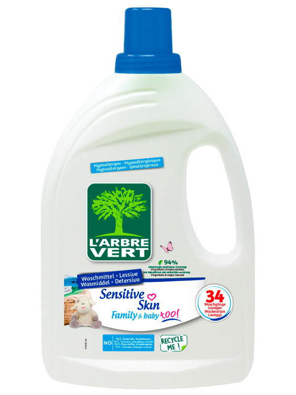 deal - L'Arbre Vert Lessive Liquide pour Peaux Sensibles Famille