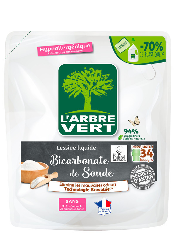 Recharge lessive écologique Bicarbonate de soude