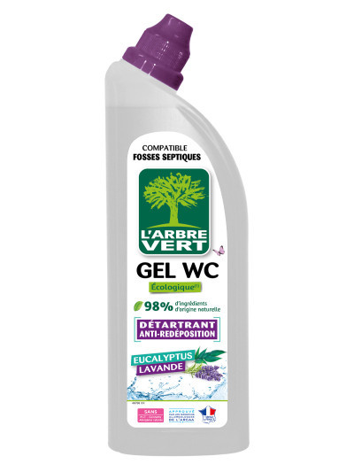 Gel WC écologique Lavande & Eucalyptus 750ml | L'ARBRE VERT