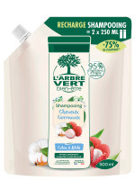 Nachfüllbeutel ökologisches Shampoo für normales Haar 500ml | L'ARBRE VERT