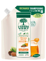 Recharge Shampooing écologique  pour cheveux secs et abîmés 500ml | L'ARBRE VERT