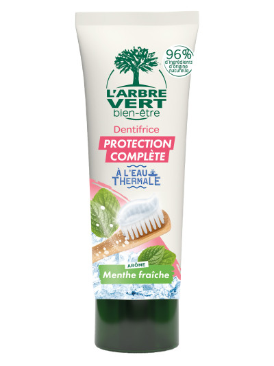 Dentifrice Écologique Protection Complète à l'Eau Thermale | L'ARBRE VERT