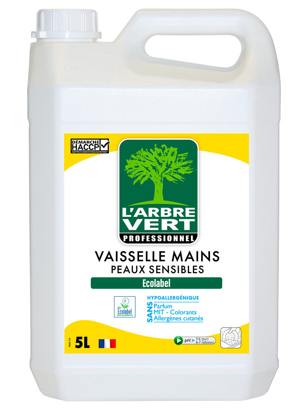 Acheter L'ARBRE VERT Liquide vaisselle peau sensible (500ml)